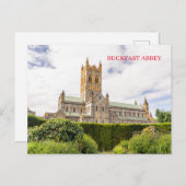 Buckfast Abbey View Postkarte (Vorne/Hinten)