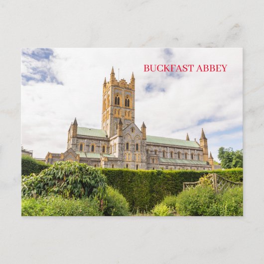 Buckfast Abbey View Postkarte (Vorderseite)