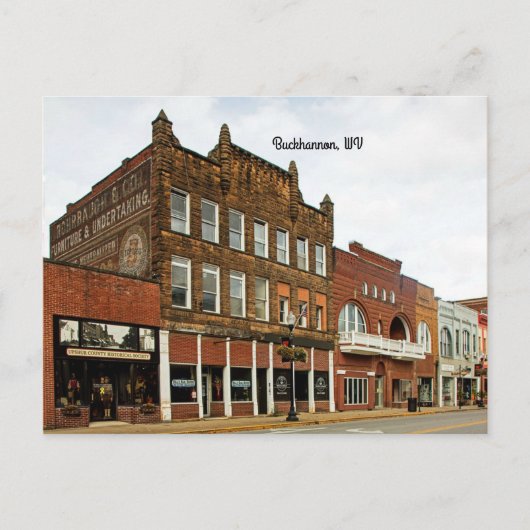 Buckhannon, West Virginia Postkarte (Vorderseite)