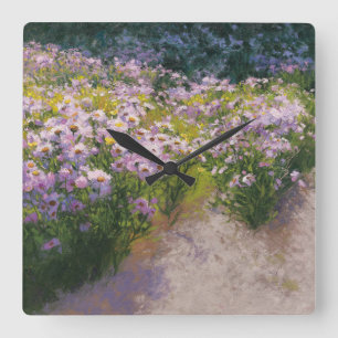 Buckhorn Aster Show Quadratische Wanduhr