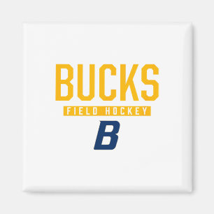 Buckhorn Bucks Logo Feldhockey HS Magnet