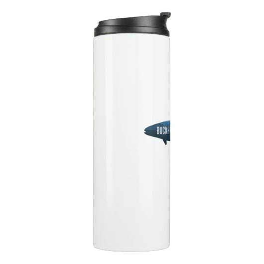 Buckhorn Reservoir North Carolina Fish Thermosbecher (Nach links gedreht)