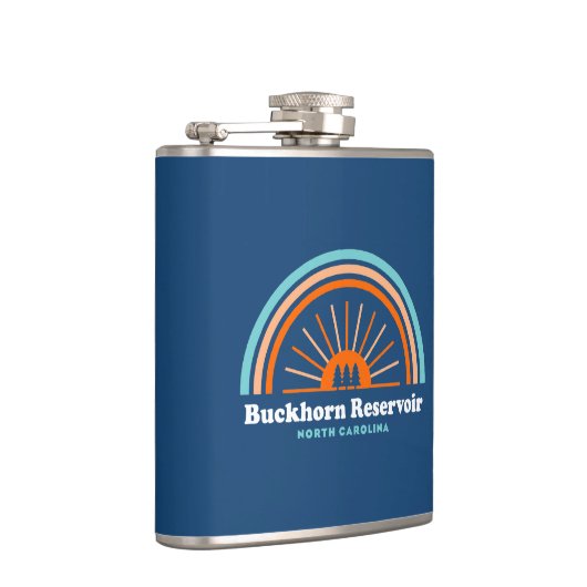 Buckhorn Reservoir North Carolina Rainbow Flachmann (Rechts)