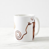 Buckhorn Wäsche-Petroglyphe Kaffeetasse (VorderseiteRechts)