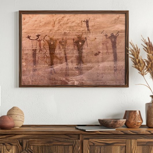 Buckhorn Wash Utah Pictographes Poster