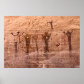 Buckhorn Wash Utah Pictographes Poster (Vorne)