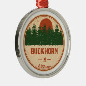 Buckhorn Wilderness Ornament Aus Metall (Rechts)