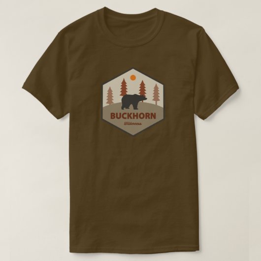Buckhorn Wilderness Washington Bear T-Shirt (Design vorne)