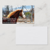 "Buckie" adoptieren ein Pferd Visitenkarte (Vorne/Hinten)