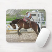 Buckin Bronc-Mausunterlage Mousepad (Mit Mouse)