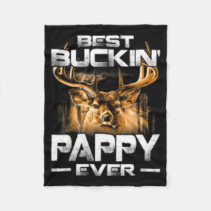 Buckin 'Pappy Ever Hemd Hirschjagd Bucking Vater Fleecedecke
