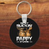 Buckin' Pappy Ever Shirt Deer Hunting Bucking Fath Schlüsselanhänger (Vorderseite)