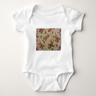 Bucking Bronco Baby Strampler