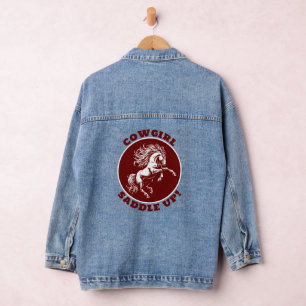 Bucking Bronco Cowgirl Jeansjacke