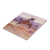 Bucking Bronco (Das Spiel eines wilden Pferdes) Fliese (Seite)
