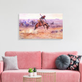 Bucking Bronco (Das Spiel eines wilden Pferdes) Leinwanddruck (Insitu (Wohnzimmer))