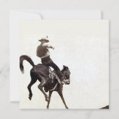 Bucking Bronco Einladung (Vorderseite)