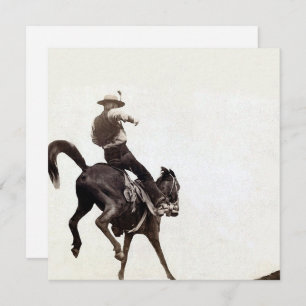 Bucking Bronco Einladung