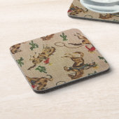 Bucking Bronco Getränkeuntersetzer (Linke Seite)