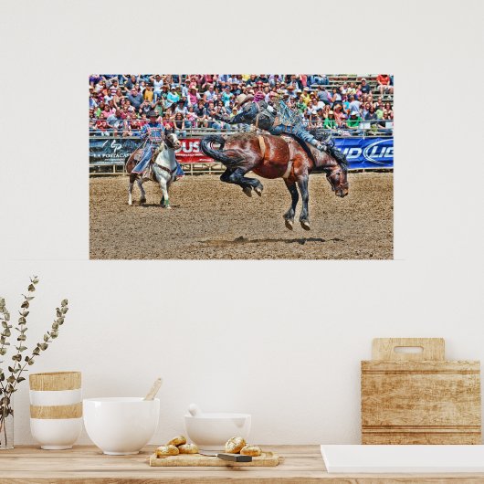 Bucking Bronco Poster (Küche)