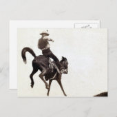 Bucking Bronco Postkarte (Vorne/Hinten)