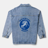 Bucking Bronco Rodeo Sport Jeansjacke (Rückseite)