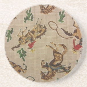 Bucking Bronco Sandstein Untersetzer