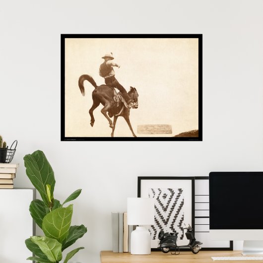 Bucking Bronco SD 1888 Poster (Heimbüro)