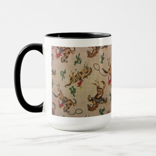 Bucking Bronco Tasse (Links)