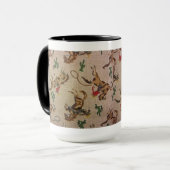 Bucking Bronco Tasse (Vorderseite Links)