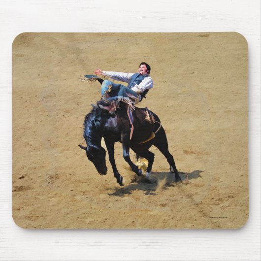 Bucking Bronco und Rodeo Cowboy #Gift Mousepad (Vorne)