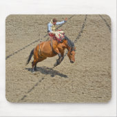 Bucking Bronco und Rodeo Cowboy #Gift Mousepad (Vorne)