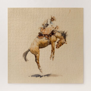 Bucking Bronco von Edward Borein Puzzle