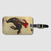 Bucking Bronco von Newell Convers Wyeth Gepäckanhänger (Vorderseite (Horizontal))