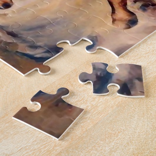 "Bucking Bronco" Western Art von Will James Puzzle (Seite)