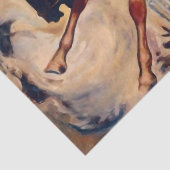 "Bucking Bronco" Western Art von Will James Seidenpapier (Detail)