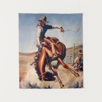 "Bucking Bronco" Western Art von Will James