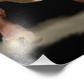 Bucking Bull Art Print Fotodruck (Ecke)