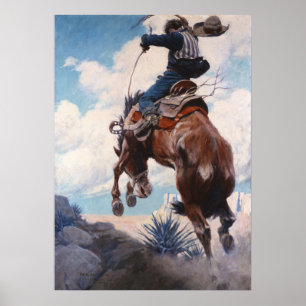 Bucking von Newell Convers Wyeth Poster