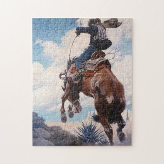 Bucking von Newell Convers Wyeth Puzzle (Vertikal)