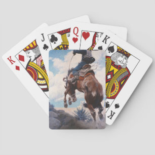 Bucking von Newell Convers Wyeth Spielkarten