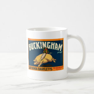 Buckingham Bartlett Äpfel - Vintage-Kistenetikett Kaffeetasse