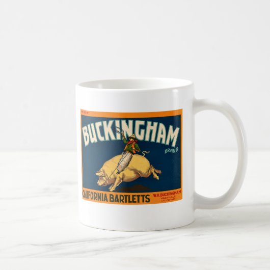 Buckingham Bartlettbirne Äpfel - Vintager Kaffeetasse (Rechts)