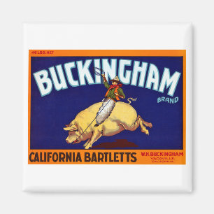 Buckingham Brand Kalifornische Bartlettbirnen Magnet