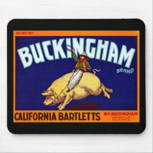 Buckingham Brand Kalifornische Bartlettbirnen Mousepad