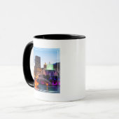 Buckingham-Brunnen am Abend Tasse (Vorderseite Links)