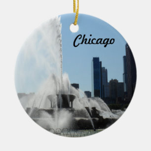 Buckingham Brunnen - Chicago Keramikornament