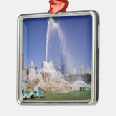 Buckingham Brunnen Silbernes Ornament (Links)