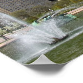 Buckingham Fotain in Grant Park, 2 Poster (Ecke)