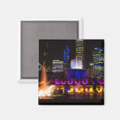 Buckingham Fountain Chicago Magnet (Vorderseite/Rückseite)